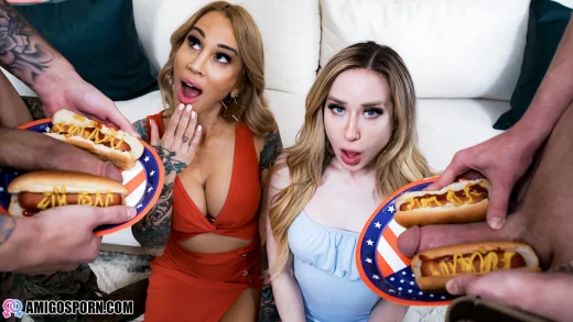 Sarah Jessie, Alaina Taylor - Stars, Stripes and Wieners: Memorial Day Swap